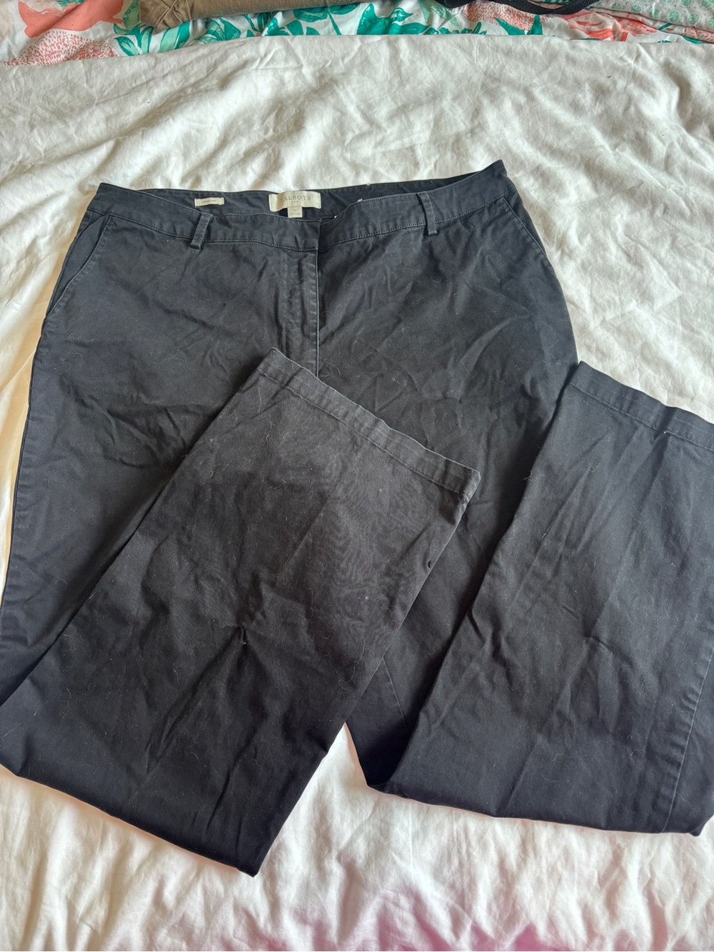 talbots bootcut pants